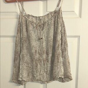 Gentle Fawn Snakeskin Print Sleeveless Top